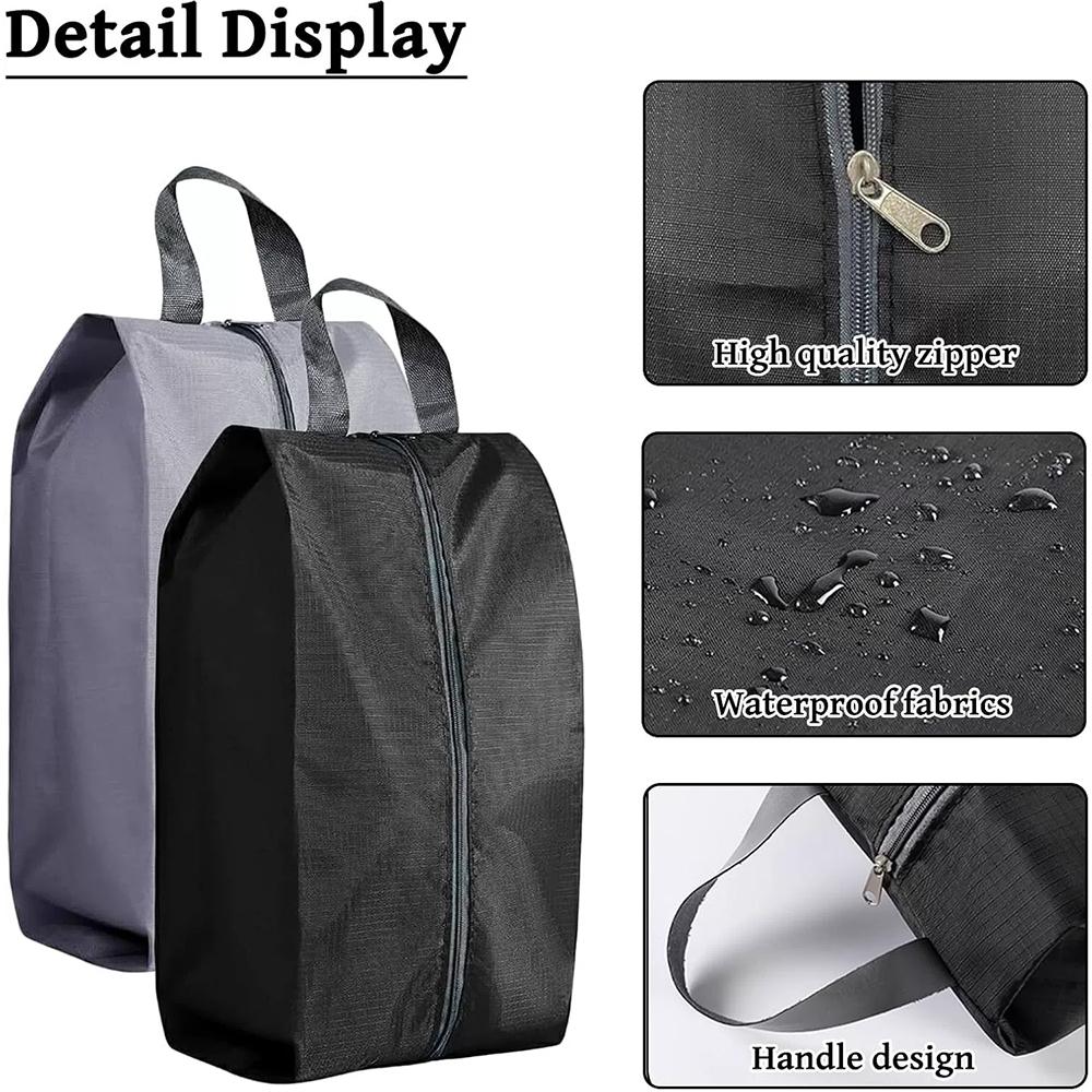 6 Pcs Shoe Bags for Travel, Portable Nylon Shoe Bag for Daily and Travel Use