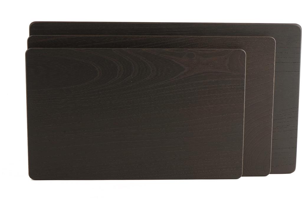 BOUMBI Thermowood (Carbonized) Zelkova Cutting Board (Large, 44x25x1.6cm)