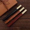 Refill Stationery Business Gold Pen Wood Rollerball Pen Roller Ball Pen Brass Pen Metal Gel Pen