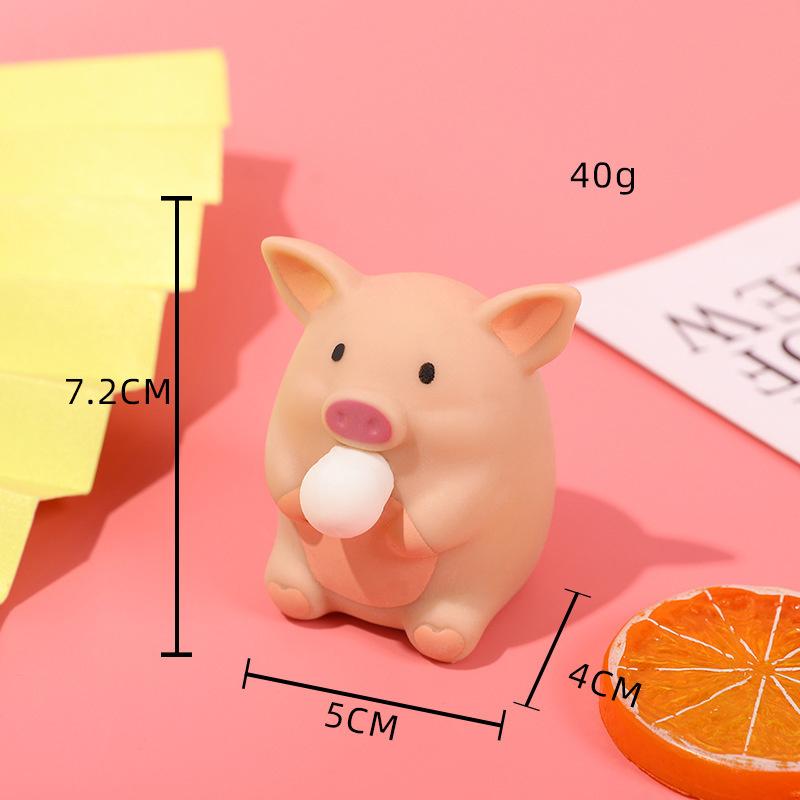 Prasátko Kapybara Fidget Mačkací Hračka Roztomilé Prasátko Mačkací Hračky Zvířátko Chrlí Bublinky Hračka na Uvolnění Stresu Narozeninové Dárky Party Suvenýr