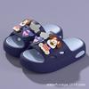 Summer New Children's Cartoon Cute Slippers for Boys and Girls, Indoor Non-slip Soft-soled Baby Slide Sandals
