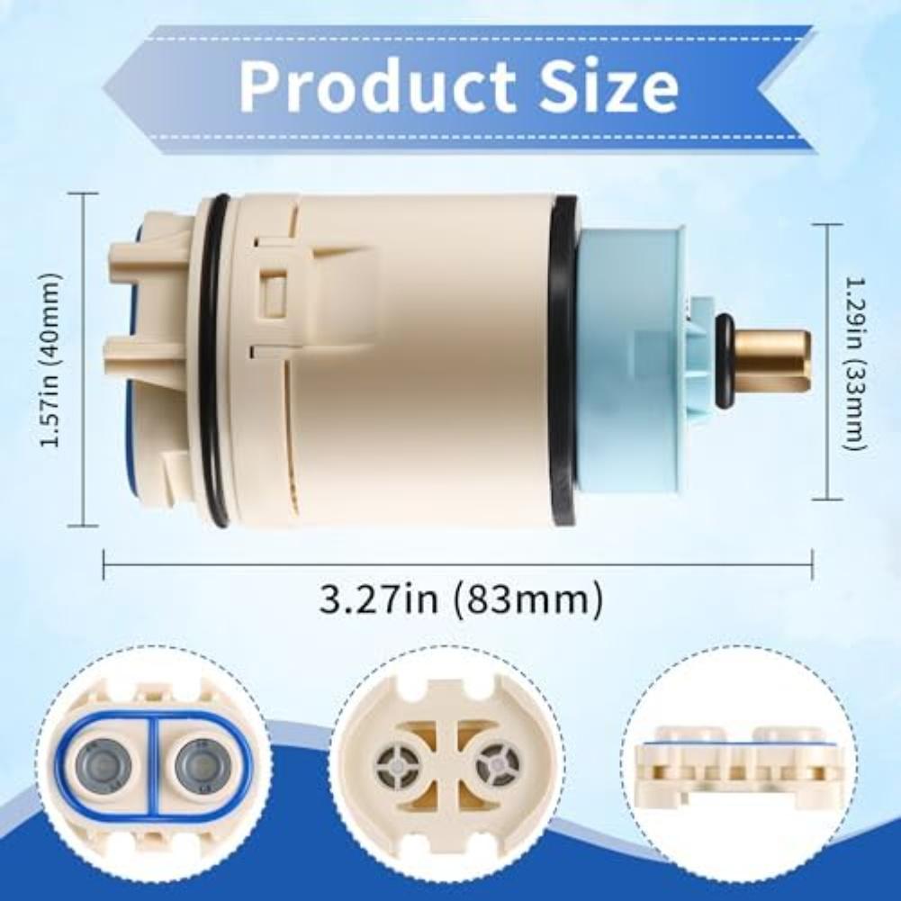 1/2pcs Shower Cartridge Single Function Pressure Balance Shower Cartridge Replacement For RP70538/RP73625 Faucets Accessories