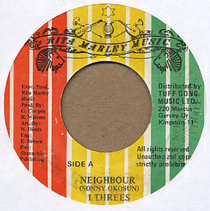 7inch Record I THREES - Neighbour NONE Rita Marley Mus Jamaica Reggae, Ska & Dub Used
