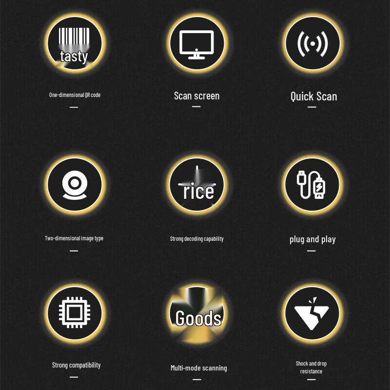ComNet EP-9100 Wired 1D/2D Barcode Scanner