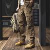 Pantaloni Cargo da Uomo S Vintage Paracadutista Gamba Dritta Multitasche