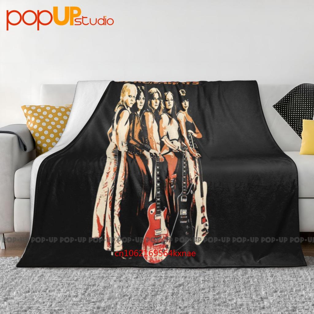 The Runaways All Female American Rock Band Queens Of Noise 1977 Ultra-Soft Blanket Quilt Winter Sofa Cover Bed Covers