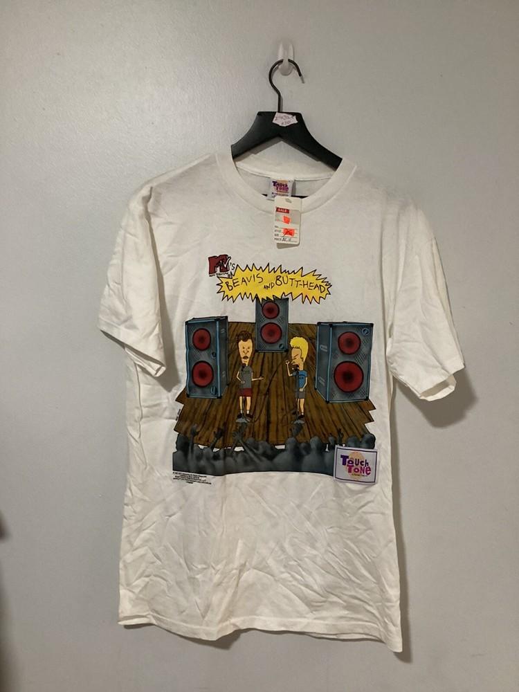 

Vintage Beavis And Butthead MTV Mens Shirt Large 90s Wild Oats Touch Tones New Unisex T-Shirt XL