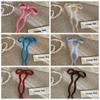 Multicolor U-shaped Hairpin Headdress Pan Hair Fork Fashion Acetic Acid Bow Hair Stick  Travel