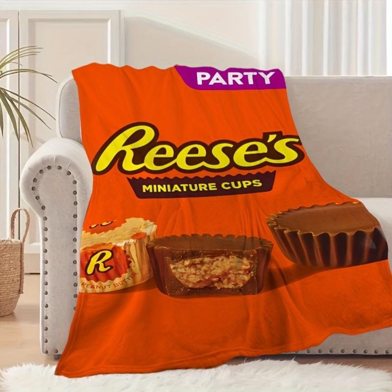 Comfortable Cup Pattern Blanket The Perfect Gift for Beds, Offices, Camping and Travel Sofa Office Decoration Tear Resistant