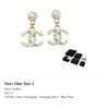 CHANEL Metal Earrings Women's Gold ABD721-B17215-NZ743
