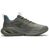 Li Ning Eazgo Comfortable Shock Absorption Low Top Running Shoes Men sneaker Gray Green ARES023-4