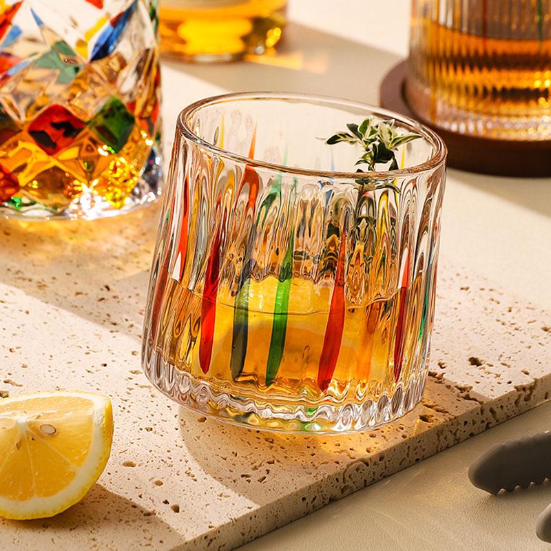 Whiskey Coffee Cups Cocktail Prime Drink Water Tequila Latte Wedding Milk Mocha Wine Shot Glasses Stained Vasos Home Decor