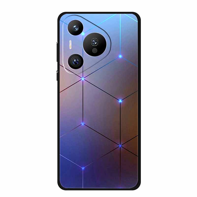 For Huawei Pura 70 Pro Case Pura70 Pro Plus Coque Black Silicone Soft Back Cover For Huawei Pura 70 Ultra Phone Case Funda Shell
