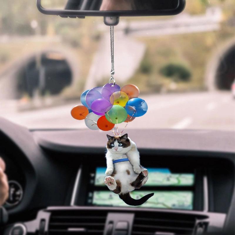 

Adorable CuteCat Hanging Ornament & Keychain Acrylic Pendant Model B