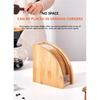 Coffee Filter Paper Holder Storage Box Wood Dust-proof V60 Filter Paper Rack Stand Home Cafe Making Coffee Accessories Coffeware