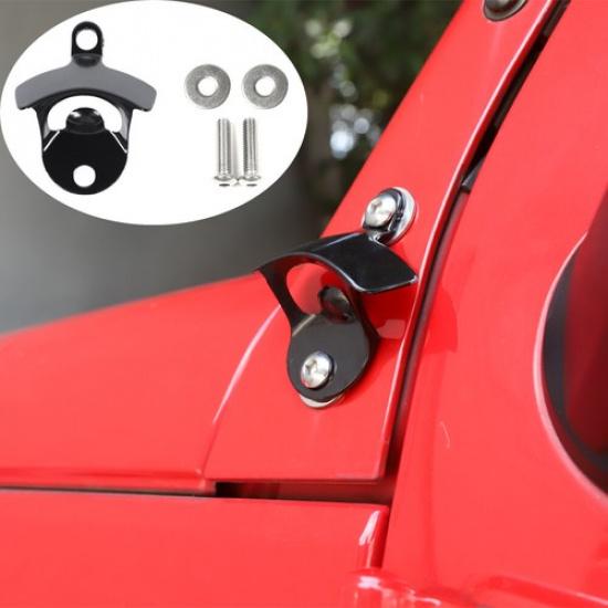 

Наружный открыватель для бутылок на кузов автомобиля для Jeep Wrangler JK JKU 07-17 Черные аксессуары