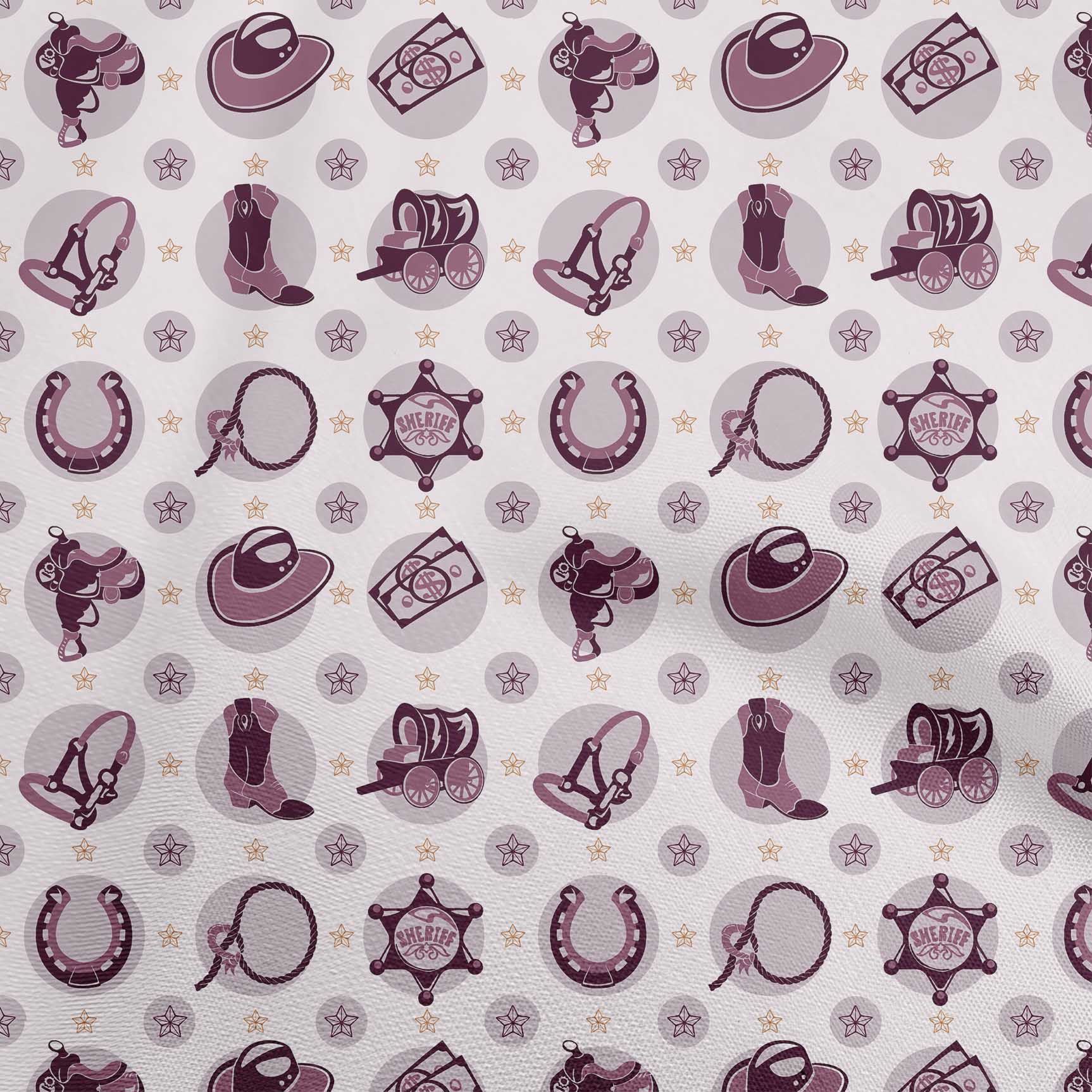 

OneOone Бавовняний поплін, блакитна тканина Ковбойська тканина для шиття у дворі, друкований одяг своїми руками, швейні приладдя, 42 дюйми 42 Inch Wide - Viscose Chiffon фіолетовий