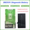 Bresun battery for i-PHONE 12 13 14 and 15 series ios18-ios26 diagnostics No pop-up notifications 100% healthy New 0 cycle