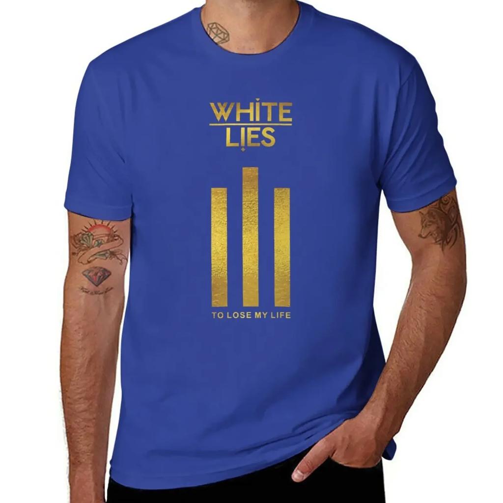 WHITE LIES BAND T-Shirt shirts Grafik-T-Shirts T-Shirts schlichte figurbetonte T-Shirts für Herren
