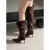 High Heel Over Knee Boots Girls Spice Girls Big Tube Pile Boots