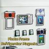 Funny Photo Frame Refrigerator Magnets INS Creative Fridge Magnets  Home Decor