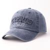 New Icelandic embroidered hat washed and made old Irish alphabet baseball cap men's and women's pure cotton hat
