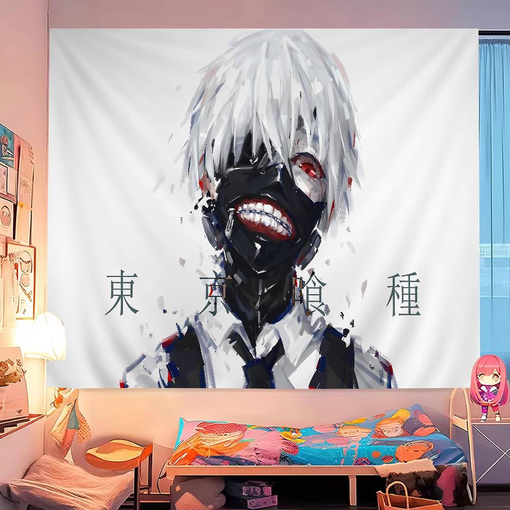 Anime Tokyo Ghoul Hanging Bohemian Tapestry Bohemian Wall Tapestries Mandala Cheap Hippie Wall Hanging