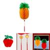 Charming Pineapple Apple Lanterns Designed For Colorful Happy New Year And Celebration Decor