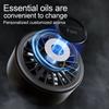 Type C Charging Car Aroma Therapy Fan Colorful Ambient Light Air Outlet Fan  For Car Air Freshener