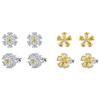 Iceball Pear Flower Earring