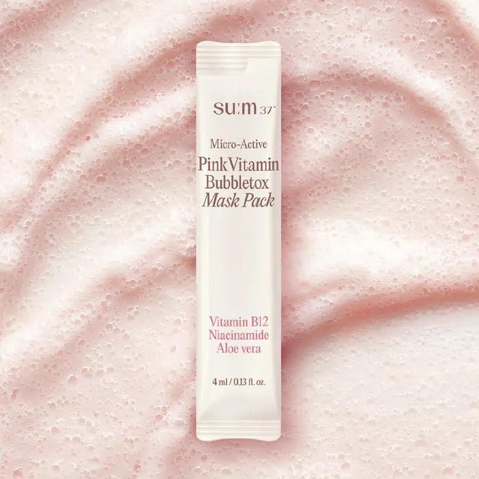 Microactive Pink Vitamin Bubble Tox Mask (4ml x 7 sheets)