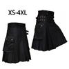 Skirt Men Clothing Retro Scottish Tartan Traditional