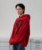 Three Sweepers Vintage Hoodie Red