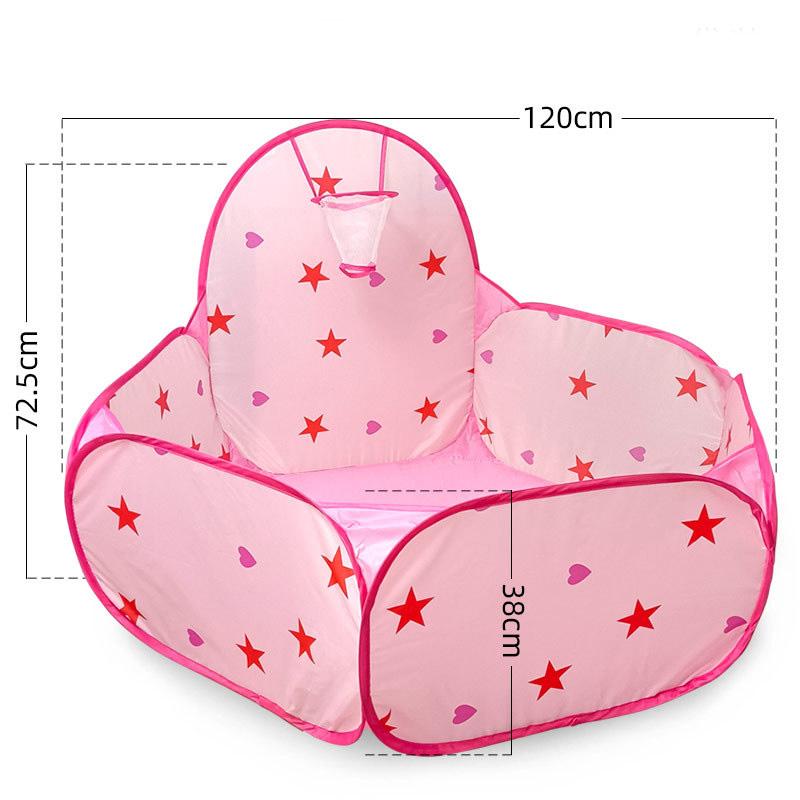 Toy Tent Cartoon Play Game House Ball Pool Pits With Basket Sport Portable Foldable Outdoor Educational Toys For Children Kids
