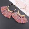 Fashion Women Bohemian Dangle Long Tassel Thread Drop Ear Earrings Stud Jewelry