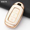 Fashion Tpu Car Key Case Cover For Hyundai Elantra Grandeur Accent Solaris Sonata Palisade Kona Creta I20 I30 Ix35 Ix25 Keychain