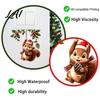 Decorative Socket Decal Christmas Squirrel Switch Sticker Wall for Light And Guard Panels Removable PVC Festive Art Bedroom Living Room Home