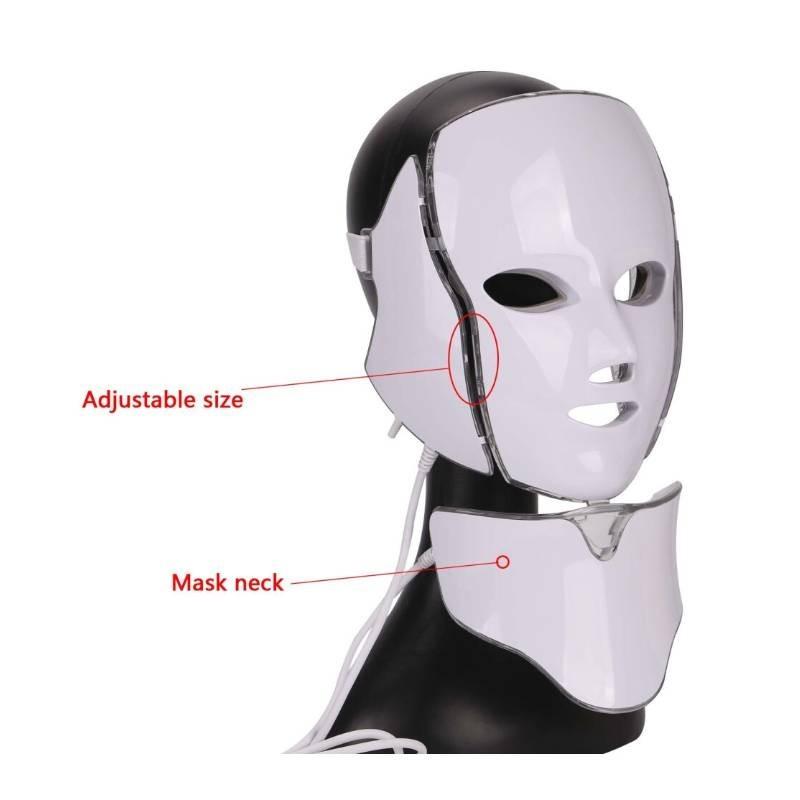 Advanced Beauty Mask With Colorful Led Lights For Home Skincare Photon Rejuvenation