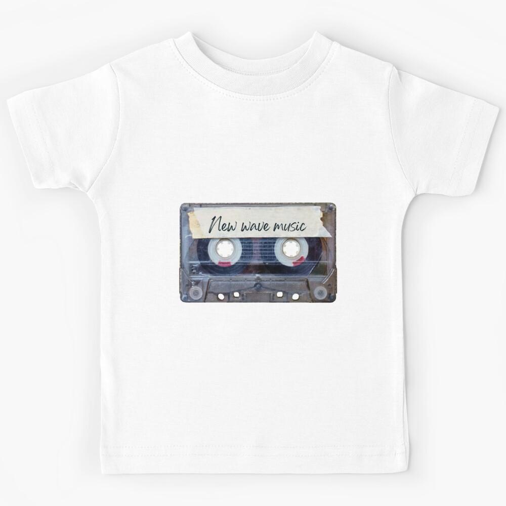 Best of New Wave Music Songs Style Cassette Old School|Perfect Gift Kids T-Shirt 130