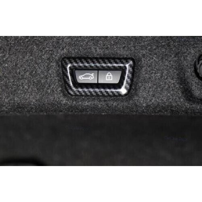 Tailgate Rear Frame Trim Door Switch Carbon Fiber Fit For BMW X5 G05 2019-2023