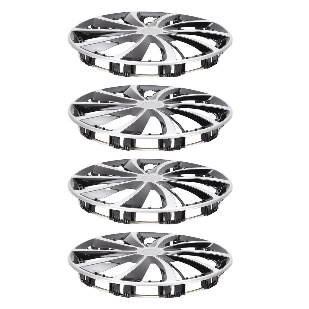 4 Piezas 14 Pulgadas Cubo Completo Aspecto Elegante Se Ajusta a Rueda R14 Cubierta para la Mayoría de Coches Camionetas SUV