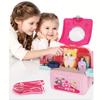 Pet Care Play Set Doctor Kit for Kids, Doctor Pretend Play Vet Dog Grooming Toys Puppy Dog Carrier Feeding Dog Backpack