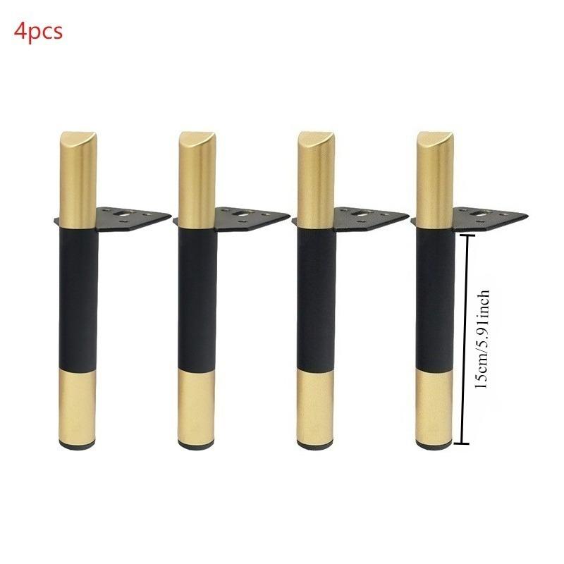 4pcs Furniture Legs Mounted Style Furniture DIY Replacement Feet Coffee Table Feet Metal Furniture Leg for Sofa Cabinet Side