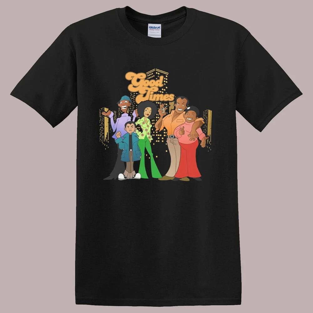 Men s and Women s T-shirts Good Times 70’s Tv Sitcom L