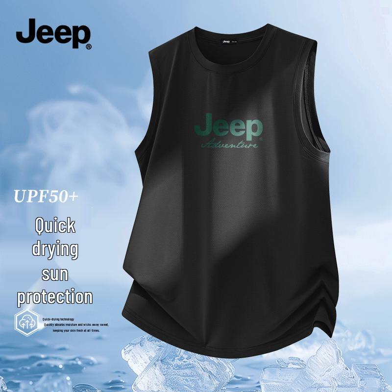 JEEP Men's 2026 Summer Ice Silk Breathable Sports Vest