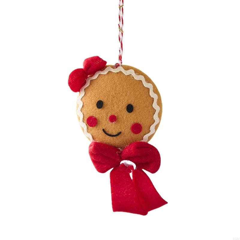 

Christmas Tree Hanging Decorations Gingerman Ornament For Mantels Wreath Bookshelf Indoor and Outdoor Holiday Decoration
