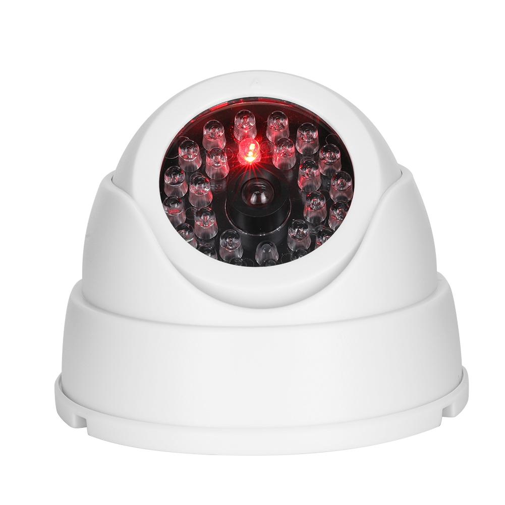 Mr‑18b Wireless Indoor Outdoor Dome Simulated Surveillance Camera with 30pcs Dummy IR LEDs