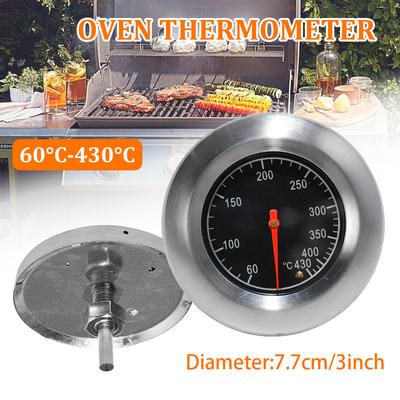 Instant Read Oven Thermometer for Kitchen Home Baking Household Cooking Temp Gauge 60-430 Celsius BBQ Smoker Grill Thermometer