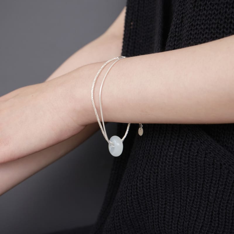 

APIOH TALY SILVER BRACELET purple