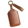 Leather Key Cover for Dongfeng Renault Koleos - Retro Style Protective Shell with Buckle